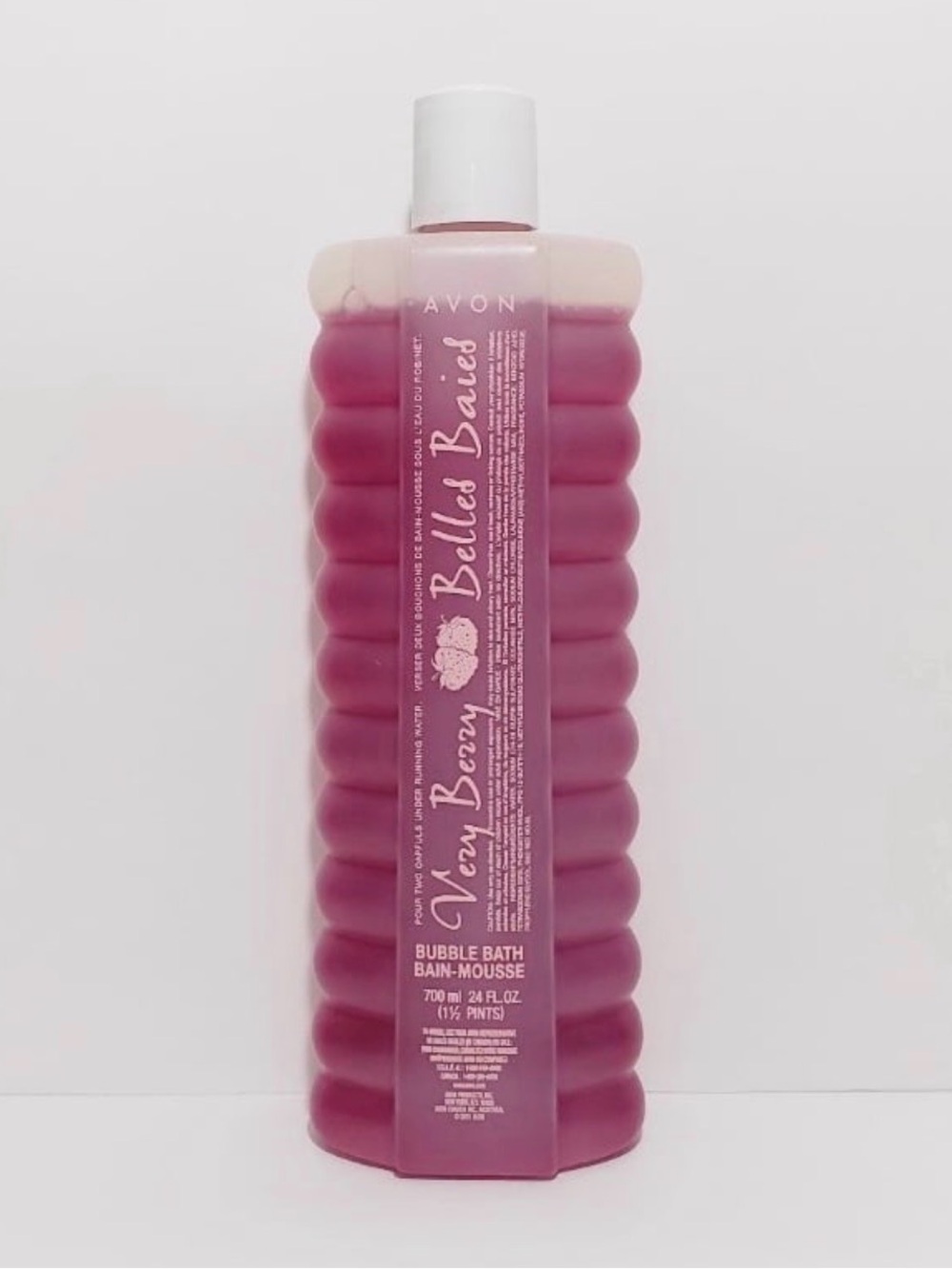 🆕 2001 Avon Very Berry Bubble Bath Bain Mousse 24 FL. OZ. - Sealed - Vintage